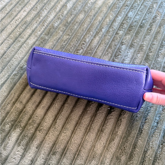 Portland leather goods blue toiletry bag - Picture 4 of 6